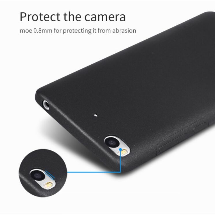 Силіконовий (TPU) чохол X-LEVEL Matte для Xiaomi Mi 5s - Black: фото 10 з 15