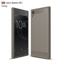 Захисний чохол UniCase Carbon для Sony Xperia XA1 - Grey: фото 1 з 9