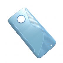 Силіконовий (TPU) чохол Deexe S Line для Motorola Moto G6 Plus - Blue: фото 1 з 2