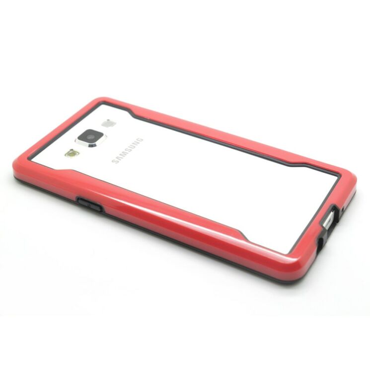 Защитный бампер Deexe Hybrid Bumper для Samsung Galaxy A5 (A500) - Red: фото 2 из 9