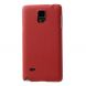 Пластиковая накладка Deexe Quicksand для Samsung Galaxy Note 4 (N910) - Red (GN4-4415R). Фото 2 з 7