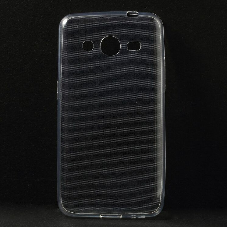 Силиконовая накладка Deexe UltraThin для Samsung Galaxy Core 2 (G355): фото 2 из 6
