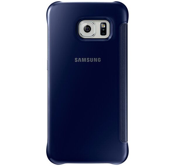 Чехол Clear View Cover для Samsung Galaxy S6 edge (G925) EF-ZG925BBEGRU - Black: фото 3 из 8