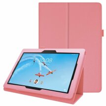 Чехол Deexe Book Type для Lenovo Tab E10 (TB-X104) - Pink: фото 1 из 8