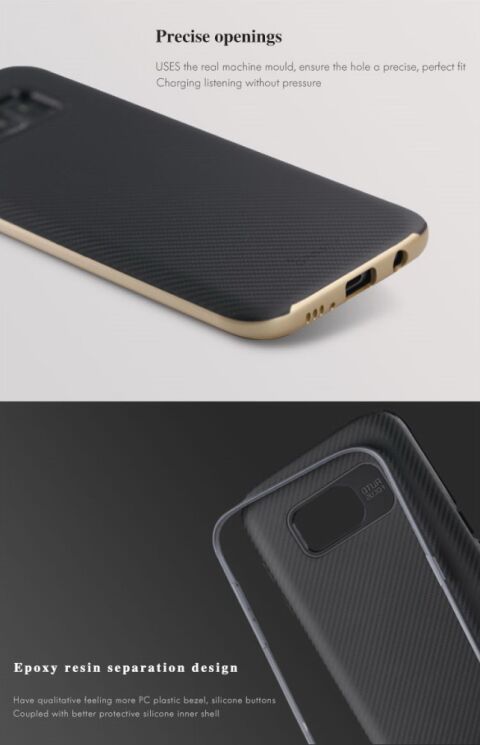 Чехол IPAKY Hybrid Cover для Samsung Galaxy S7 edge (G935) - Gold: фото 7 из 11