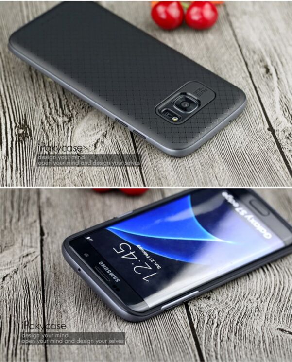 Чехол IPAKY Hybrid Cover для Samsung Galaxy S7 edge (G935) - Gold: фото 9 из 11