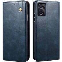 Чохол-книжка UniCase Leather Wallet для Realme 9i / Oppo A76 / Oppo A96 - Blue: фото 1 з 14