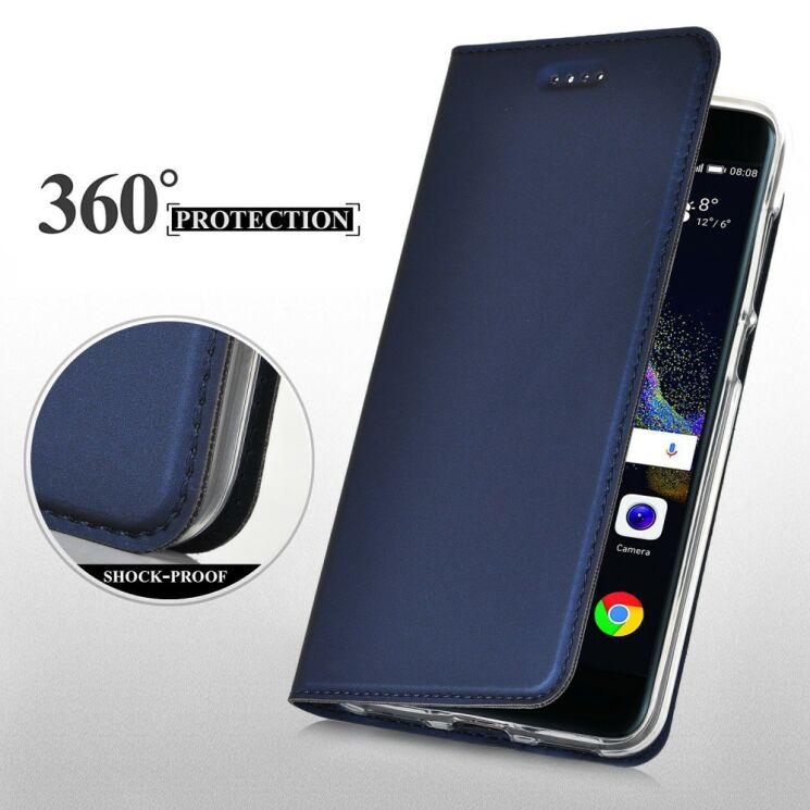 Чехол-книжка DUX DUCIS Skin Pro для Motorola Moto G5 Plus - Dark Blue: фото 6 из 6