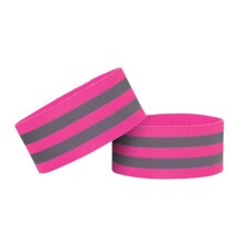 Комплект світловідбиваючих браслетів Deexe Elastic Band - Pink: фото 1 з 1