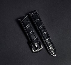 Кожаный ремешок LIMITED Croco Strap для часов с шириной крепления 22 мм - Croco Classic: фото 1 из 1