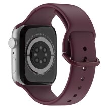 Ремешок UniCase Silicone Band для Apple Watch 38 / 40 / SE 40 / 41 mm - Wine Red: фото 1 из 7