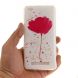 Силиконовый (TPU) чехол Deexe Life Style для Xiaomi Redmi 4A - Red Flower (122402K). Фото 5 из 6