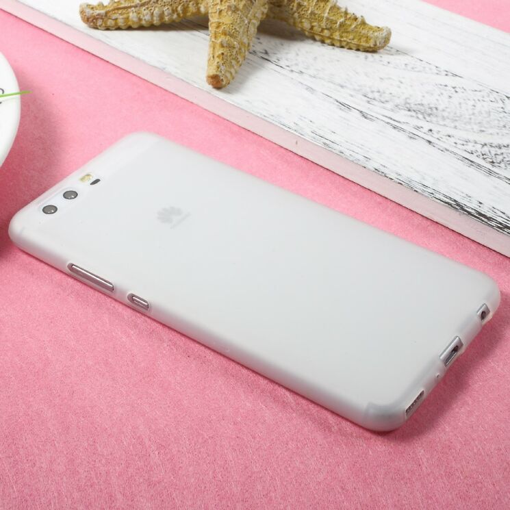 Силиконовый (TPU) чехол Deexe Soft Case для Huawei P10 Plus - White: фото 3 из 5
