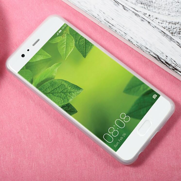 Силіконовий (TPU) чохол Deexe Soft Case для Huawei P10 Plus - White: фото 2 з 5