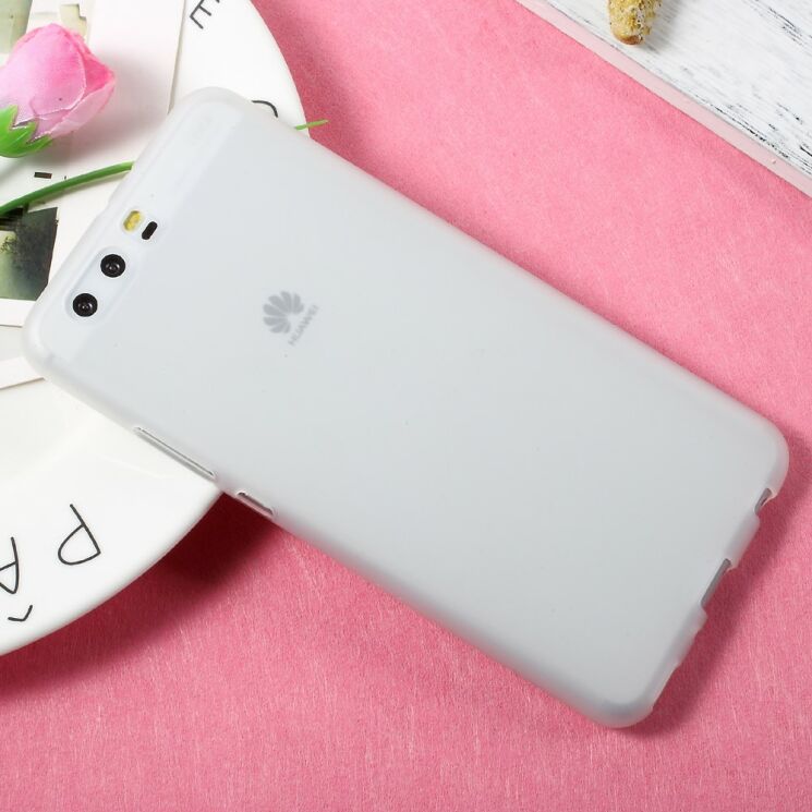 Силіконовий (TPU) чохол Deexe Soft Case для Huawei P10 Plus - White: фото 4 з 5
