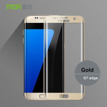 Защитное стекло MOFI 3D Curved Edge для Samsung Galaxy S7 Edge (G935) - Gold: фото 1 из 5