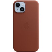 Защитный чехол Copiex Leather Case with MagSafe для Apple iPhone 14 - Umber: фото 1 из 1