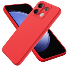 Захисний чохол Deexe Silicone Case для Xiaomi Redmi Note 13 5G - Red: фото 1 з 8