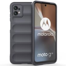 Захисний чохол Deexe Terra Case для Motorola Moto G32 - Dark Grey: фото 1 з 2