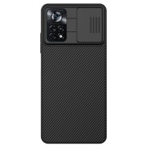 Защитный чехол NILLKIN CamShield Case для Xiaomi Poco X4 Pro - Black: фото 1 из 17