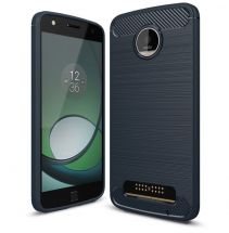 Захисний чохол UniCase Carbon для Motorola Moto Z Play - Dark Blue: фото 1 з 10