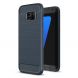 Защитный чехол UniCase Carbon для Samsung Galaxy S7 edge (G935) - Dark Blue (111477DB). Фото 1 из 9
