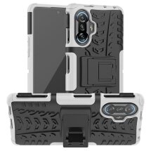 Захисний чохол UniCase Hybrid X для Xiaomi Redmi K40 Gaming / Poco F3 GT - Black / White: фото 1 з 15