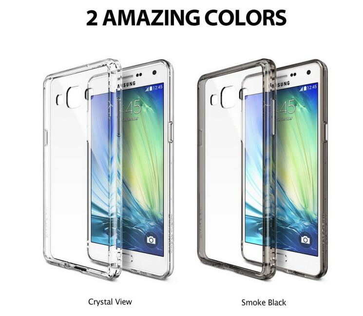 Накладка Ringke Fusion для Samsung Galaxy A7 (A700) - Black: фото 3 з 9