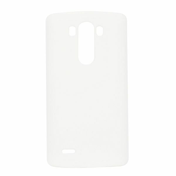 Пластиковая накладка Deexe Hard Case для LG G3 (D855) - White: фото 2 из 6