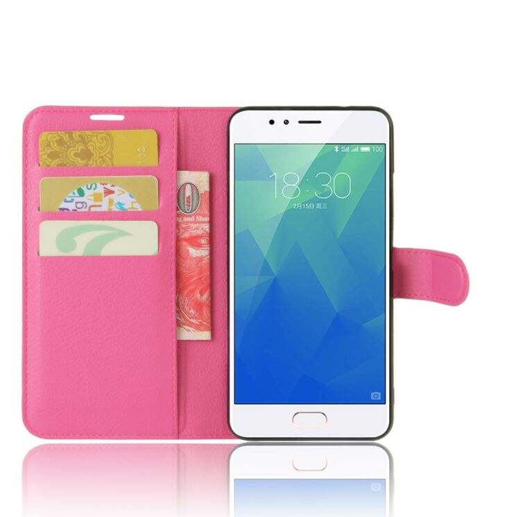 Чохол-книжка Deexe Wallet Style для Meizu M5s - Pink: фото 3 з 5