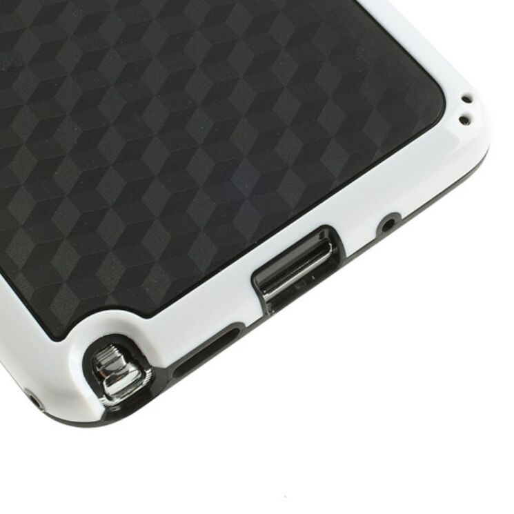 Силиконовая накладка Deexe Cube Pattern для Samsung Note 3 (N9000) - White: фото 5 з 6