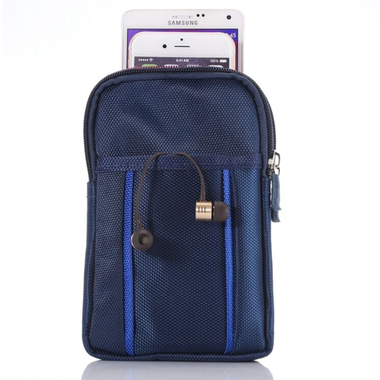 Універсальна сумка для смартфонів UniCase Huxtone Bag - Dark Blue: фото 1 з 8
