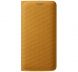Чохол Flip Wallet Textil для Samsung S6 EDGE (G925) EF-WG925BBEGRU - Yellow (S6-2550Y). Фото 1 з 4