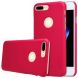 Пластиковый чехол NILLKIN Frosted Shield для iPhone 7 Plus - Red (214236R). Фото 1 из 29