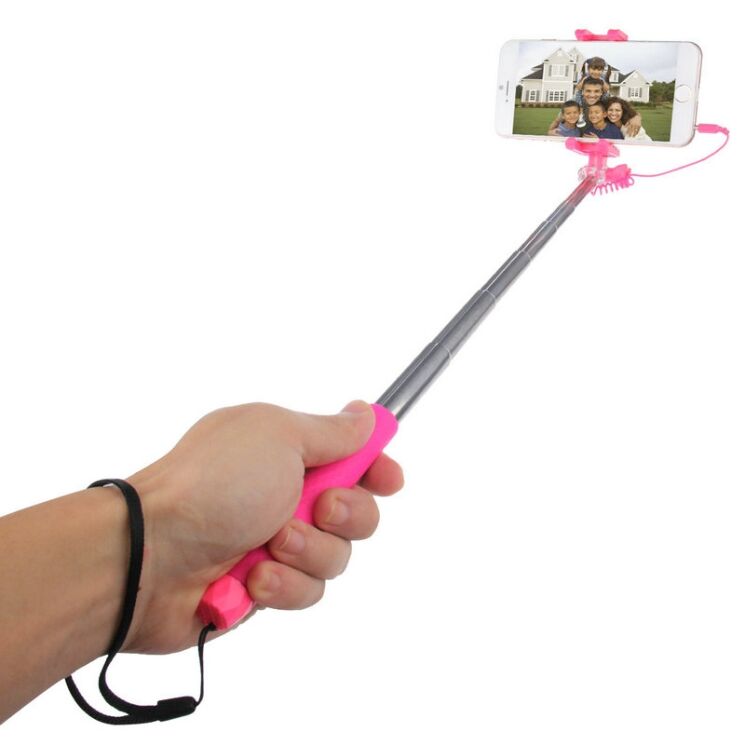 Селфи-монопод для смартфонов HAWEEL Selfie Stick - Magenta: фото 1 из 13