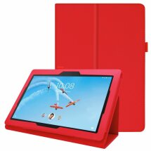 Чехол Deexe Book Type для Lenovo Tab E10 (TB-X104) - Red: фото 1 из 8