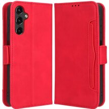 Чохол Deexe Wallet Stand для Samsung Galaxy A14 (А145) - Red: фото 1 з 8