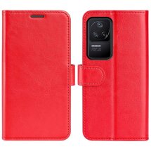 Чехол-книжка Deexe Wallet Style для Xiaomi Poco F4 / Redmi K40S - Red: фото 1 из 12