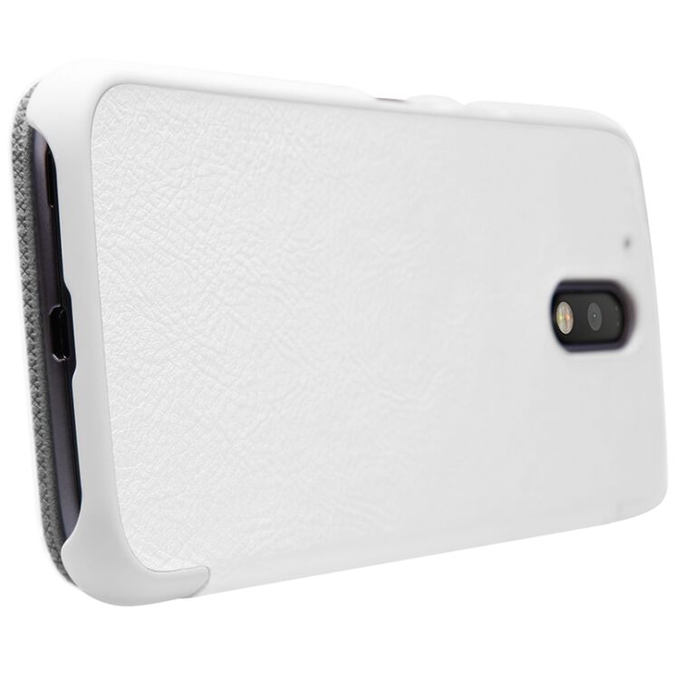 Чехол NILLKIN Qin Series для Motorola Moto G4/G4 Plus - White: фото 6 из 17