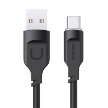 Кабель Usams US-SJ568 Lithe Series USB to Type-C (66W, 6A, 1.2m) - Black: фото 1 из 16