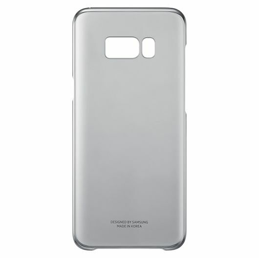 Пластиковый чехол Clear Cover для Samsung Galaxy S8 Plus (G955) EF-QG955CBEGRU - Black: фото 4 из 5