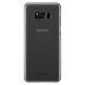 Пластиковый чехол Clear Cover для Samsung Galaxy S8 Plus (G955) EF-QG955CBEGRU - Black: фото 1 из 5
