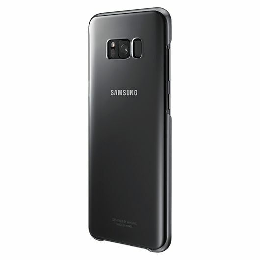 Пластиковый чехол Clear Cover для Samsung Galaxy S8 Plus (G955) EF-QG955CBEGRU - Black: фото 5 из 5