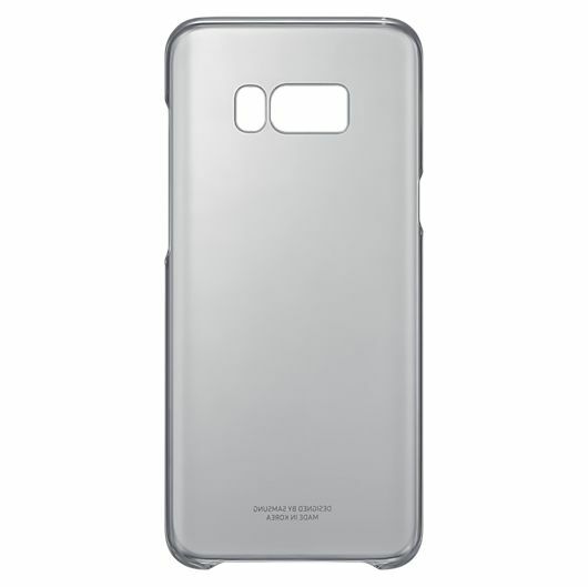 Пластиковый чехол Clear Cover для Samsung Galaxy S8 Plus (G955) EF-QG955CBEGRU - Black: фото 3 из 5