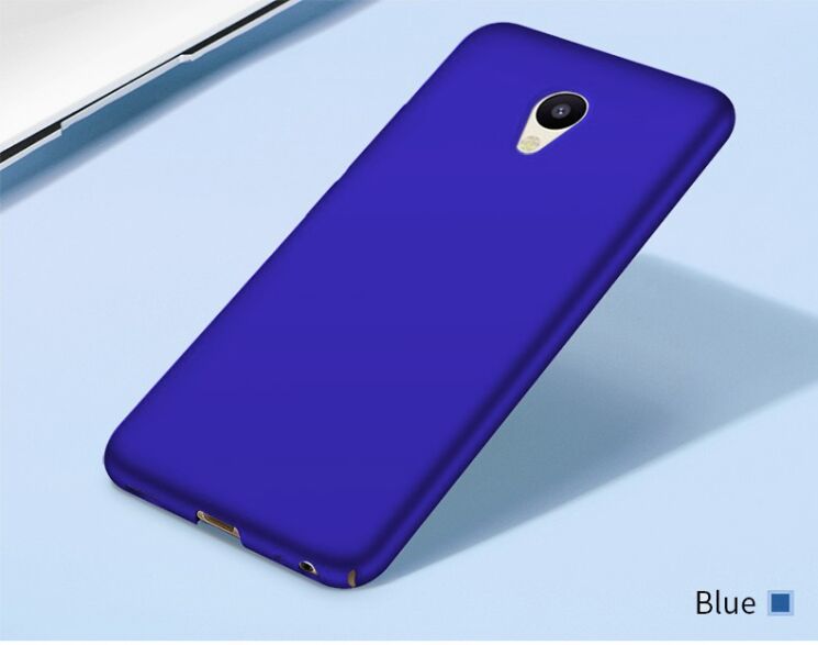 Пластиковый чехол Deexe Edge Case для Meizu M5 Note - Blue: фото 1 из 10
