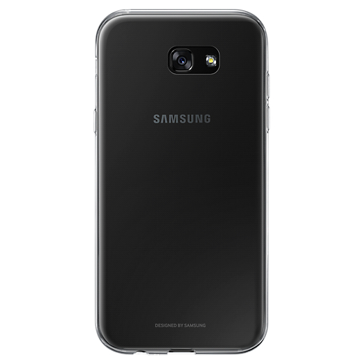 Силіконовий (TPU) чохол Clear Cover для Samsung Galaxy A7 2017 (A720) EF-QA720TTEGRU: фото 4 з 6