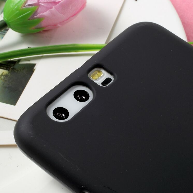 Силіконовий (TPU) чохол Deexe Soft Case для Huawei P10 Plus - Black: фото 5 з 7