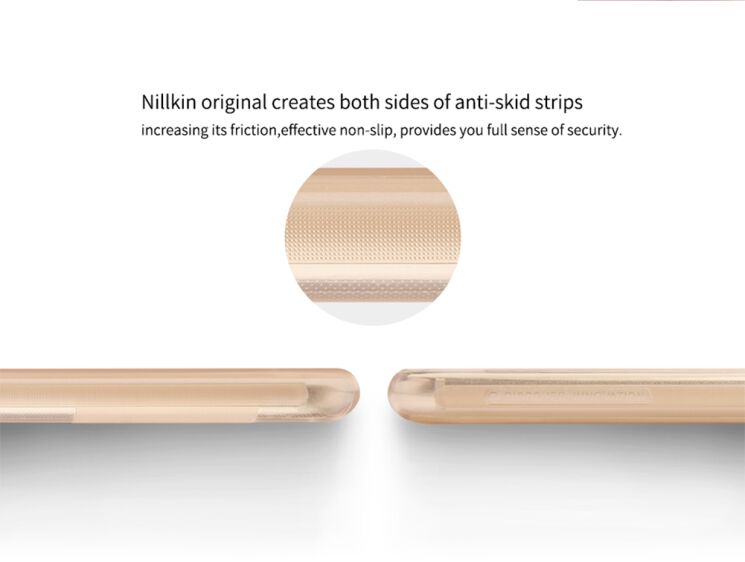 Силіконовий (TPU) чохол NILLKIN Nature для Meizu MX6 - Gold: фото 11 з 14
