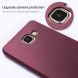 Силиконовый (TPU) чехол X-LEVEL Matte для Samsung Galaxy A5 2017 (A520) - Wine Red (135050WR). Фото 2 из 4