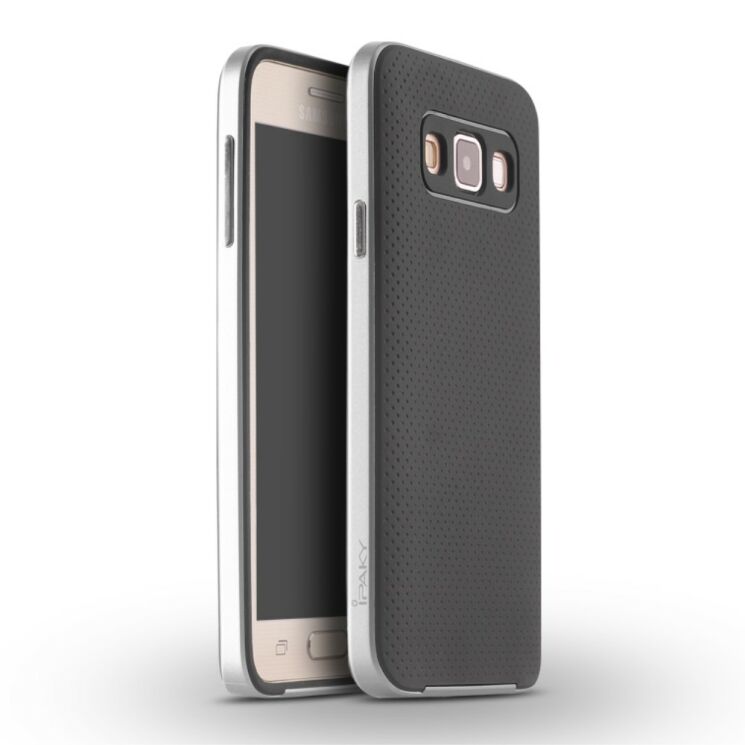 Защитная накладка IPAKY Hybrid для Samsung Galaxy A5 (A500) - Silver: фото 1 из 5